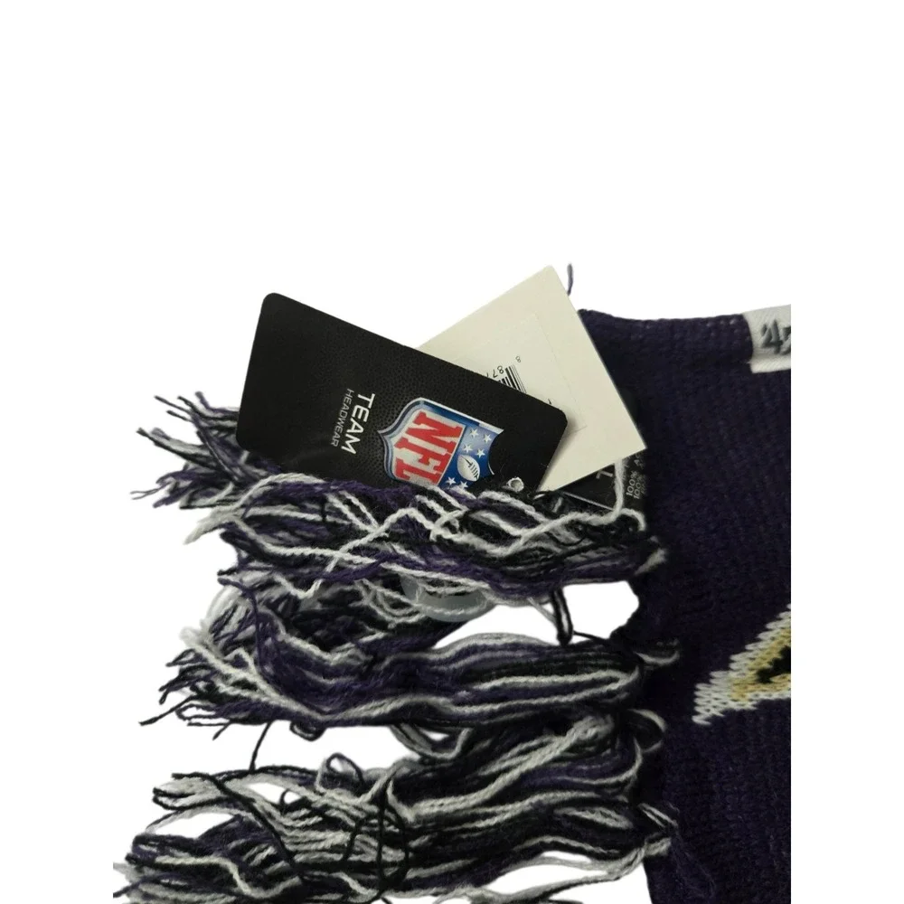 NFL‎ Baltimore Ravens '47 Brand Knit Scarf - NWT Purple/Black